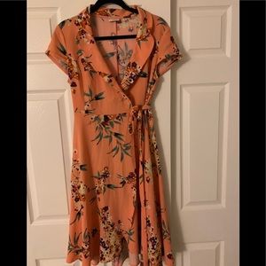 Eva Mendez/ New York and company wrap dress